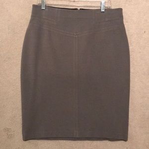 Grey Pencil Skirt